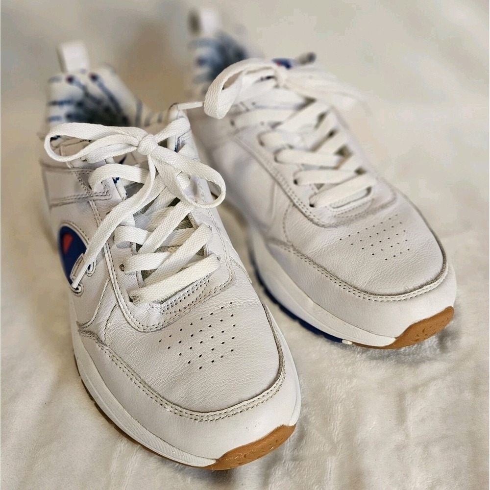 Champion Men's 93 Eighteen Size 8 White Athleisure Casual Athletic Sneakers